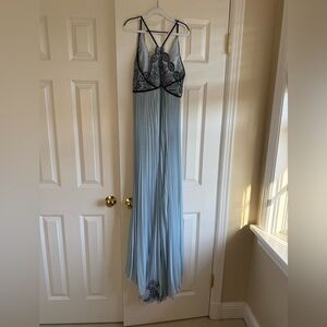 Free People” light Blue Long Dress